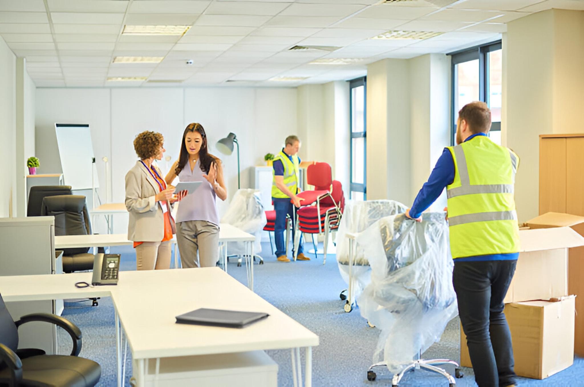 Movers shifting items in Melbourne